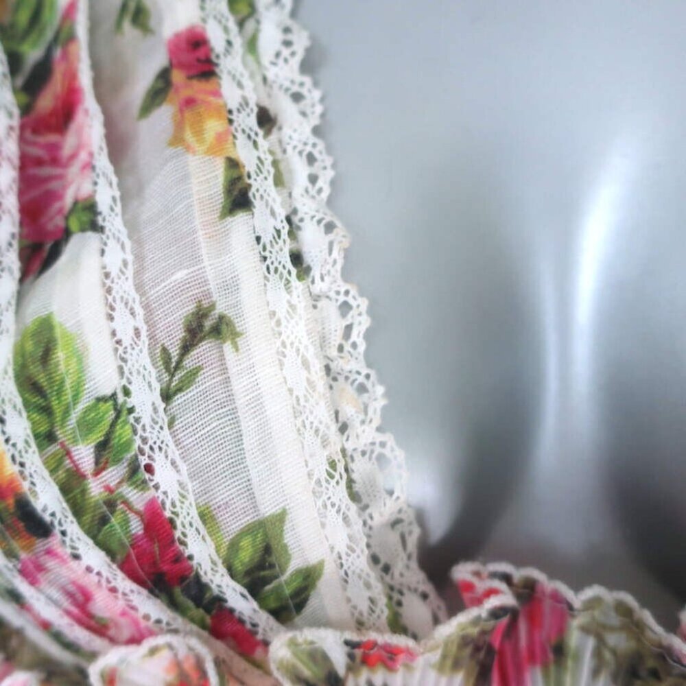 Zimmermann Billows Smocked Mini Dress White Floral Print Linen-Silk Size 1 - Picture 2 of 8